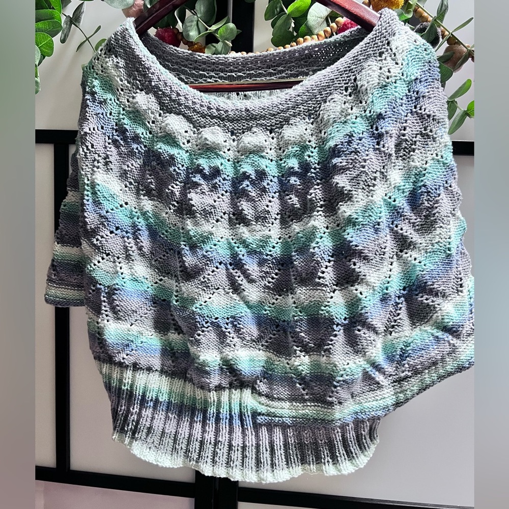 Vintage knit crop top